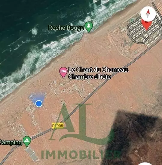 terrain r+1 bord de mer